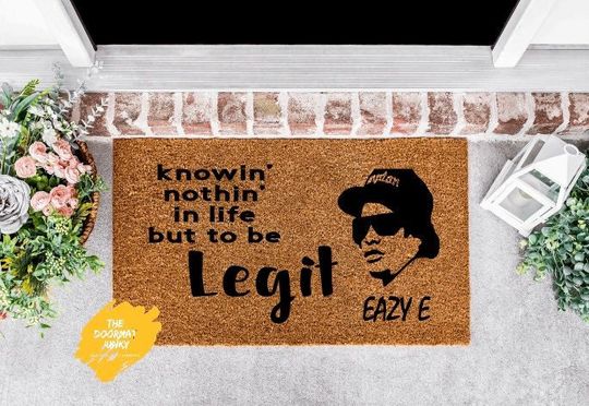 Discover Easy E/Hip Hop/Housewarming Doormat
