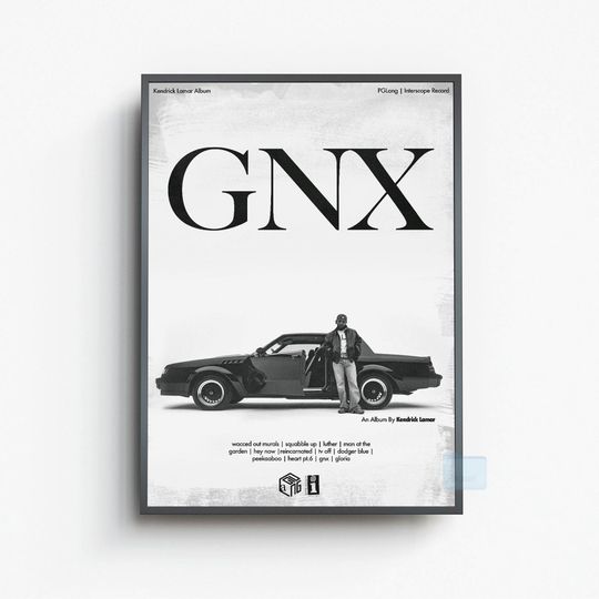 Discover Kendrick Lamar GNX Album Poster
