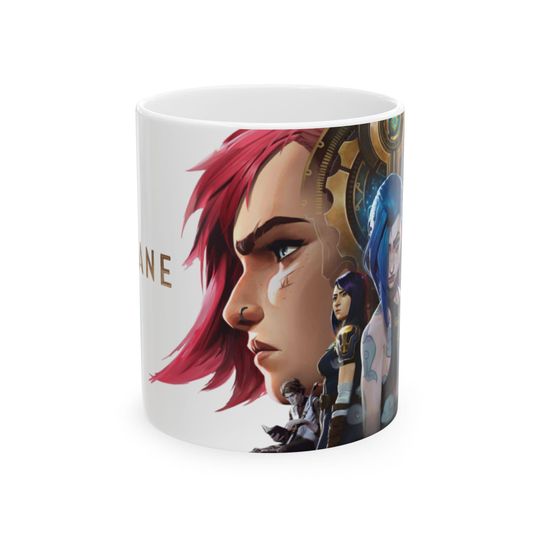 Discover Arcane Jinx Coffee Mug League of Legends Anime
