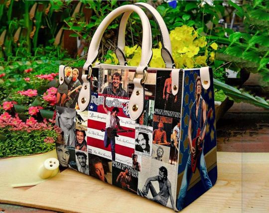 Discover Springsteen Music Women Leather Handbag, Springsteen Lovers Handbag, Springsteen Handbag