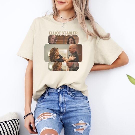 Discover Vintage Unisex Tshirt Elliot Stabler and Olivia Benson Shirt