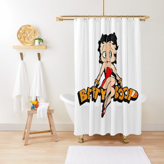 Discover Betty Boop Vintage Vol011 Shower Curtain, Betty Boop Lover Gift
