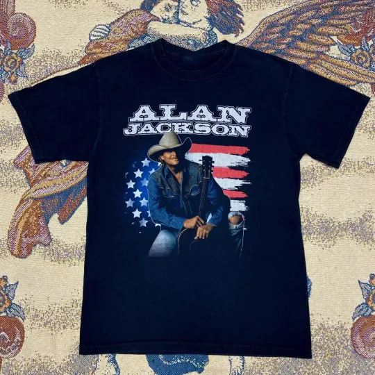 Discover Alan Jackson Tour Black Tee Unisex T-Shirt