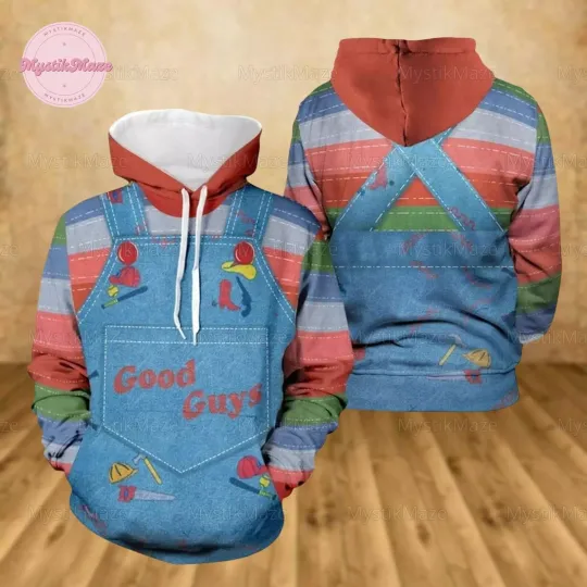 Discover Halloween Chucky 3D HOODIE All Over Print Father Day Gift
