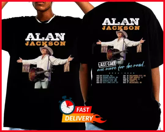 Discover ALAN JACKSON LAST CALL ONE MORE TOUR 2024 2025 Shirt