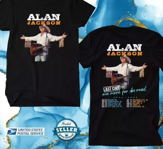Discover Alan Jackson Last Call One More Tour 2024-2025 T-shirt