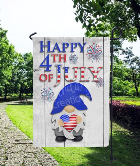 Discover Summer Garden Flag, 4th of July Garden Flag