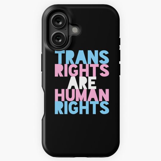 Discover Trans Rights Are Human Rights iPhone Case
