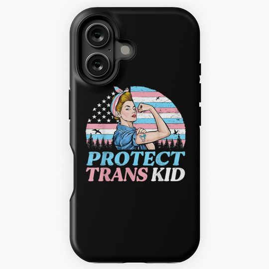Discover Protect Trans Kids LGBT Support iPhone Case