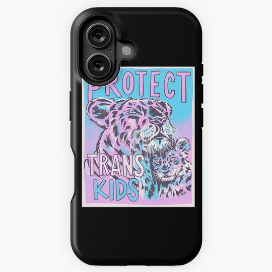 Discover protect trans youth iPhone Case