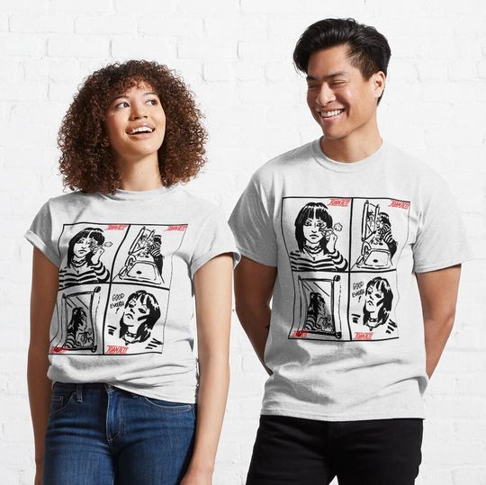 Discover Potrait Punk Comic - Joan Jett Classic T-Shirt