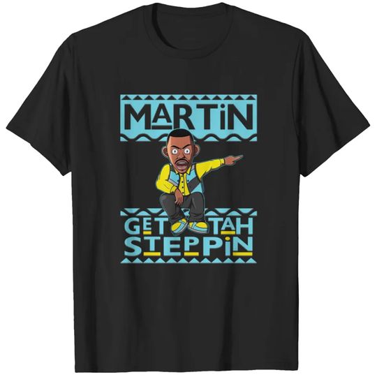 Discover Jordan 5 Aqua Unisex T-Shirt, Martin Get Tah Steppin