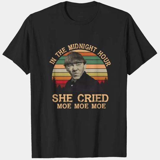 Discover Moe Howard Three Stooges Midnight Hour T-Shirt - Funny Gift