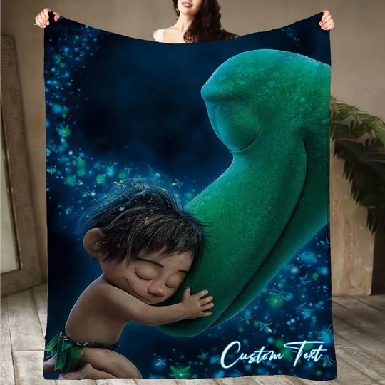 Discover Personalized Christmas The Good Dinosaur Blankets Custom Name