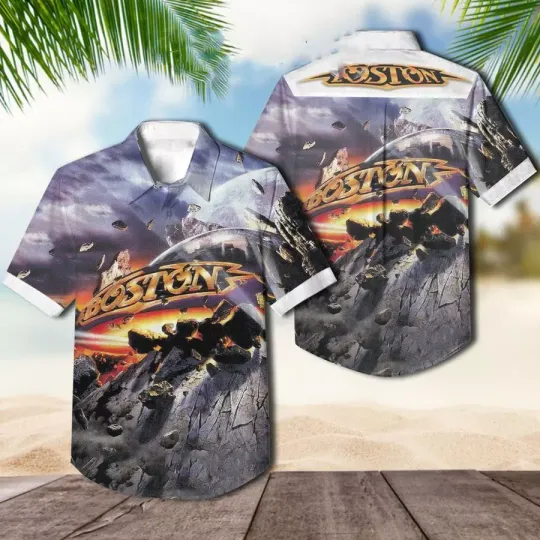 Discover Boston Band Walk On Album Hawaii Shirt  gift for fans