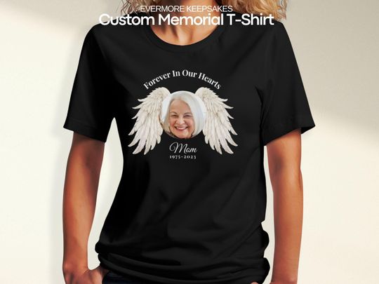 Discover Personalized Memorial Shirt, Custom Funeral T-Shirt