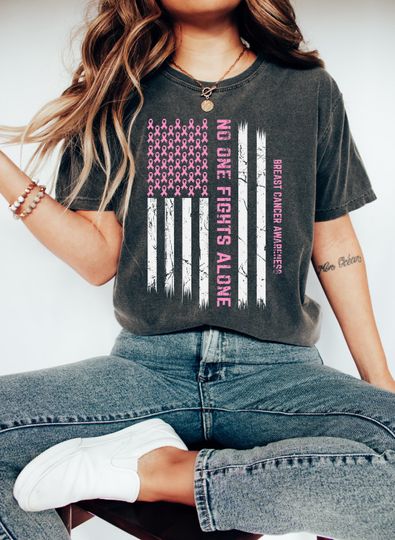 Discover No One Fights Alone American Flag Shirt, Fourth Of July Shirt, American Shirts, 4th Of July, Patriotic Family Shirts, Memorial Freedom Shirt