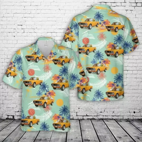 Discover 1974 Datsun 620 Pickup 4 Speed Hawaiian Shirt Gift for Classic Car Lovers