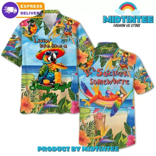 Discover Jimmy Buffett Song Summer Hawaiian Shirt