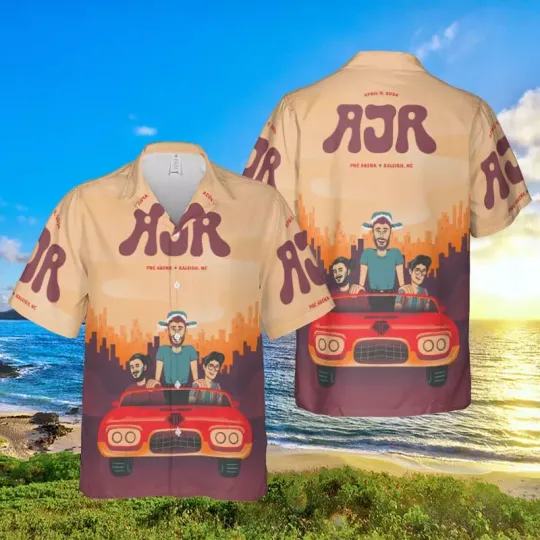 Discover AJR The Maybe Man Tour April 09 2024 PNC Arena Raleigh NC Hawaiian Shirt
