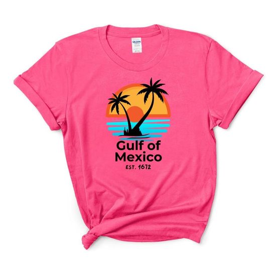 Discover Gulf of Mexico Est 1672 Shirt - Gulf of Mexico - Gulf Coast Shirt