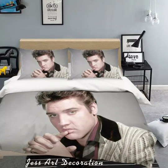 Discover 3D Elvis Presley Quilt Cover Set Bedding Sets Pillowcases