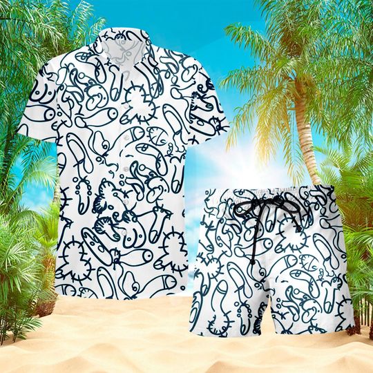Discover Men's Short-Sleeve Summer Shirt, Hawaiian Holiday Style, Loose Casual Shirt