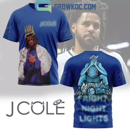 Discover J  Cole Fright Night Lights 2024 T-Shirt 3D
