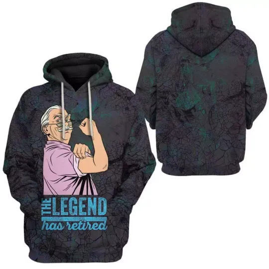 Discover The Legend Man Has Retired Hoodie