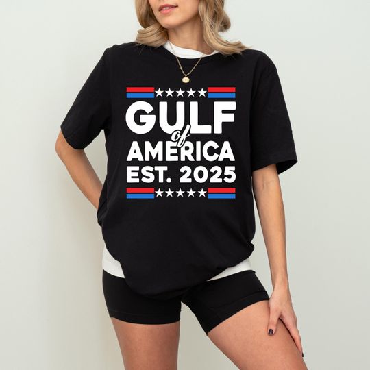 Discover Gulf Of America 2025 Shirt, Gulf Of Mexico Shirt, President Trump Gulf Of America Shirt