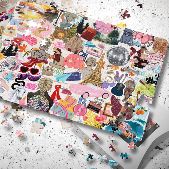 Discover Taylor Aesthetic Easter Eggs Jigsaw Puzzle, Taylor Jigsaw Puzzle