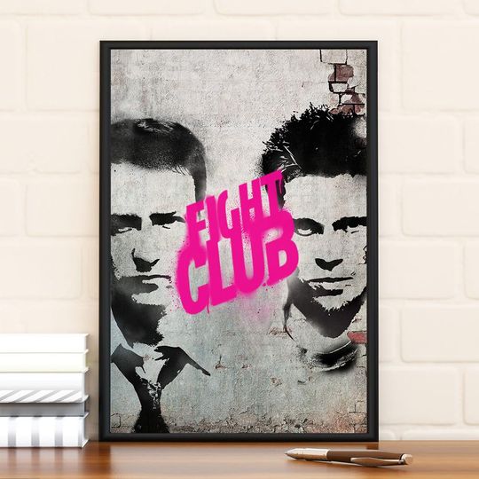 Discover Fight Club Movie Poster, Room Decor, Home Decor, Wall art, Gifts for him