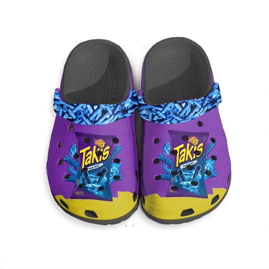 Discover Takis Blue Heat Clogs for Snack Lovers