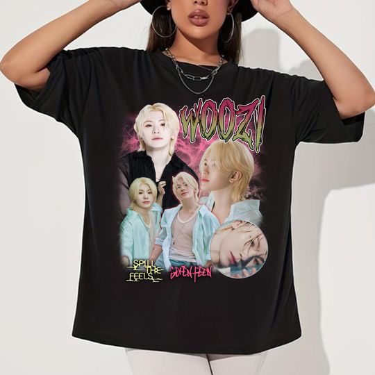 Discover Woozi Seventeen Graphic T-shirt, Seventeen Spill The Fells Album Shirt, Seventeen Right Here World Tour Shirt, Seventeen Nana Tour Shirt
