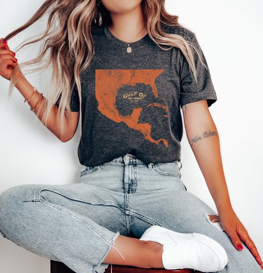 Discover Gulf Of America Tiny Hands Map T Shirt, Funny Gulf Of America