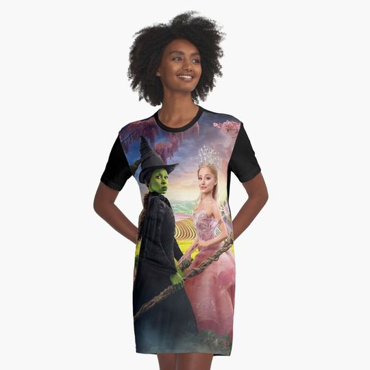 Discover Wicked Graphic Women's T-shirt Dresses, Wicked Fan Gift