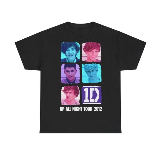 Discover Up all night tour 2012 Tee, One Direction Tee, 1D T-Shirt