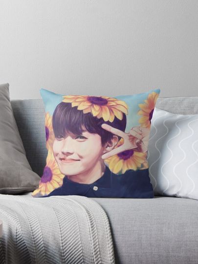 Discover Happy J-hope Day!  Pillow