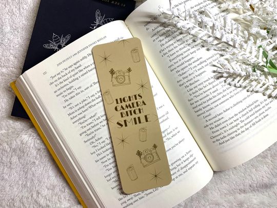Discover B*tch Smile Bookmark | Handmade Bookmarks