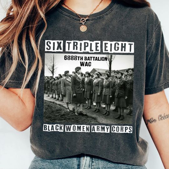 Discover Vintage 6888th Shirt, Six Triple Eight Shirt