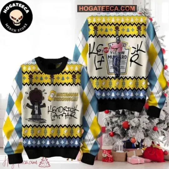 Discover Kendrick Lamar Not Like US Goes Number 1 Mustard Xmas Ugly Sweater