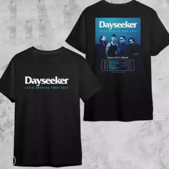Discover Dayseeker Latin America 2025 Tour Dates Fan Gifts Two Sides Classic T-Shirt