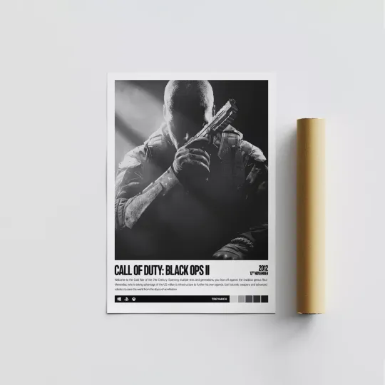 Discover Call of Duty: Black Ops II (2012) Video Game Art Poster