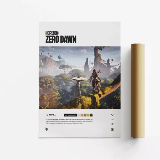 Discover Horizon: Zero Dawn (2017) Video Game Art Poster