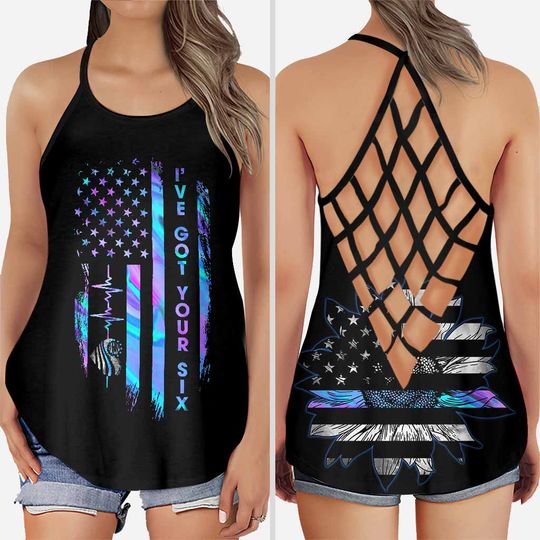 Discover I've Got Your Six - Police Cross Tank Top
