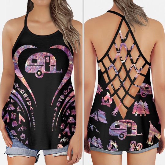 Discover Camping Cross Tank Top