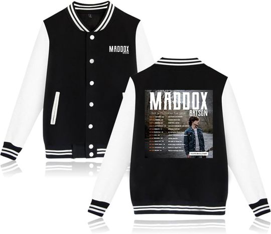 Discover Maddox Batson Tour 2024 Jackets Fashion Coat Men Women Baseball Jacket