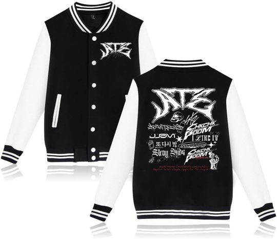 Discover Stray Kids Dominate World Tour 2025 Women Men Baseball Jacket