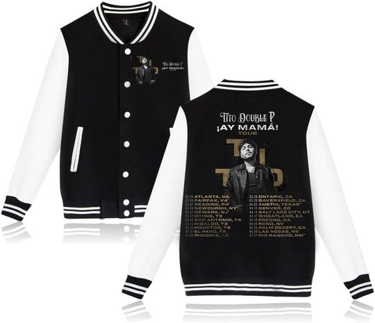 Discover Tito Double P Ay Mama! Tour 2025 Women Men Baseball Jacket