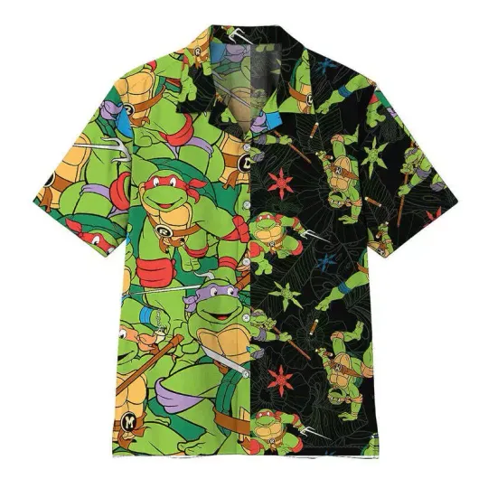 Discover 3D TMNT Hawaii Shirt